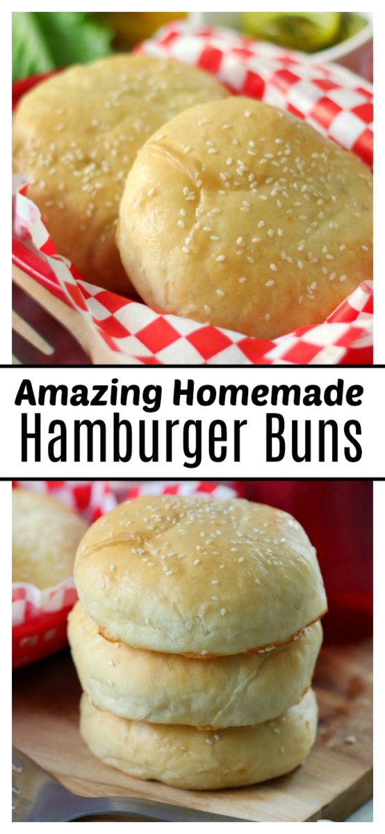 Homemade Hamburger Buns (With Video)