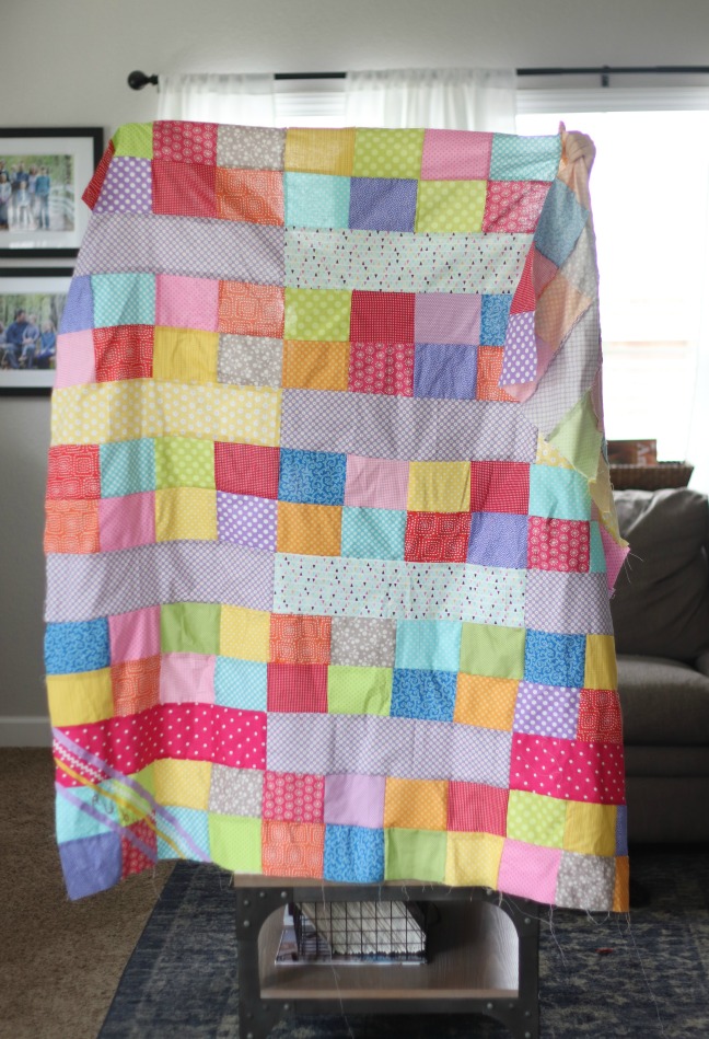 finished quilt top