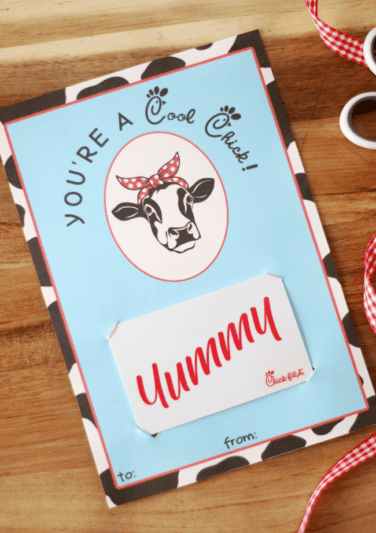 Printable Chick-fil-A Gift Card Holder - Gluesticks Blog