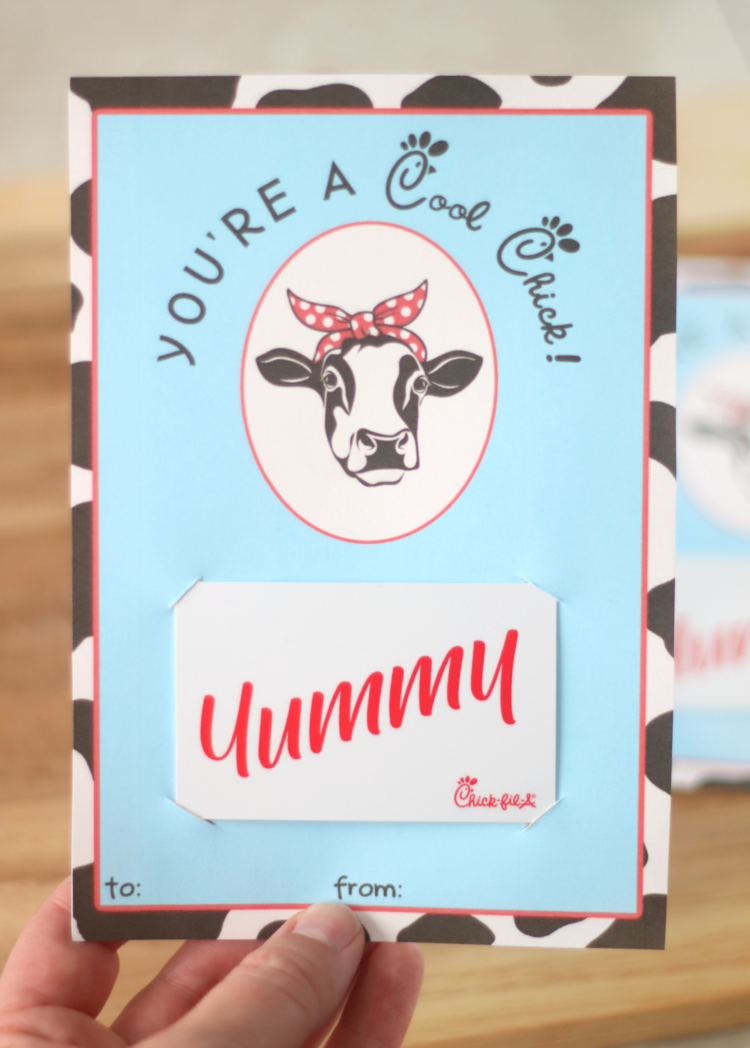 Printable Chick-fil-A Gift Card Holder - Gluesticks Blog