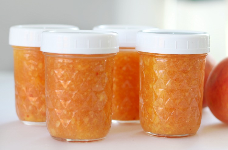 Peach Freezer Jam - Spend With Pennies