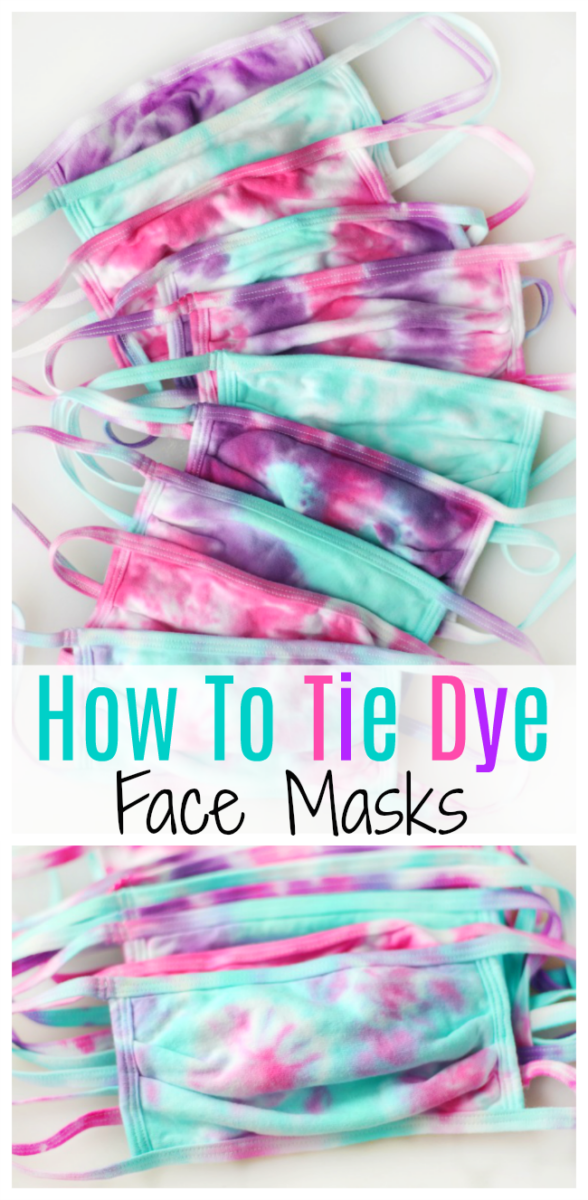 DIY Tie Dyed Face Masks (Video) - Gluesticks Blog