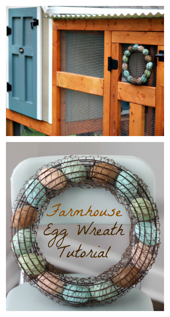 Farmhouse-Style Easter Egg Wreath DIY < Craftidly