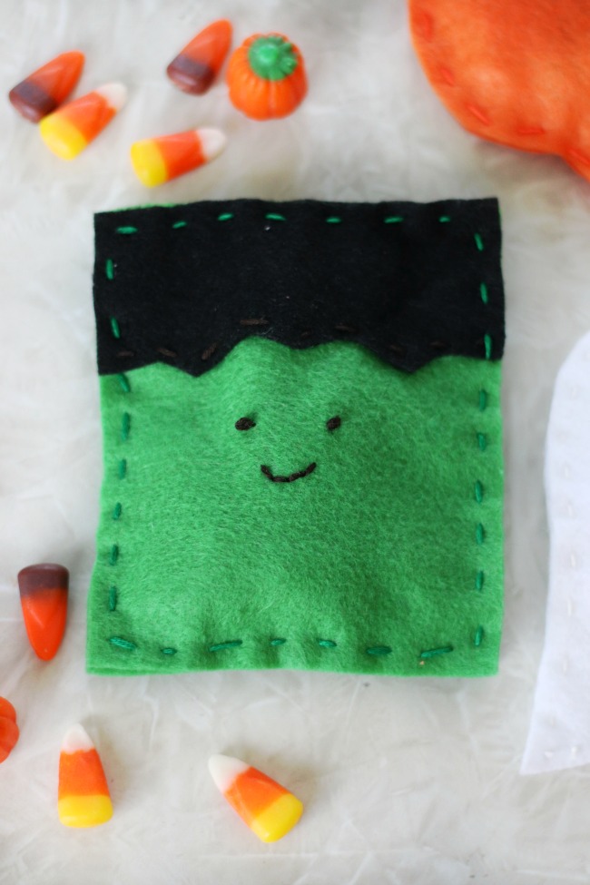 frankenstein monster candy pouch