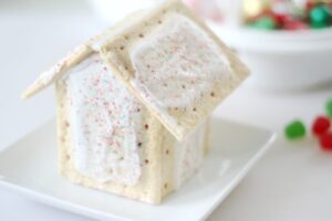 pop tarts frosted together to look like a house