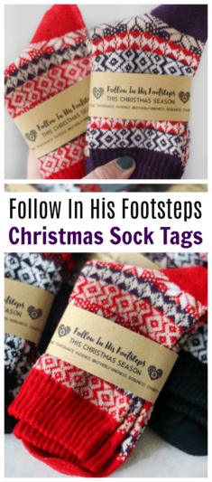 Young Women Christmas Sock Printable Tags - Gluesticks Blog