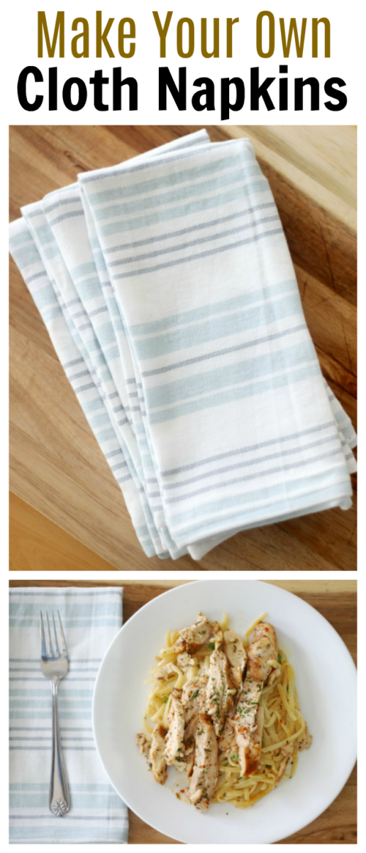 Easy DIY Cloth Napkins