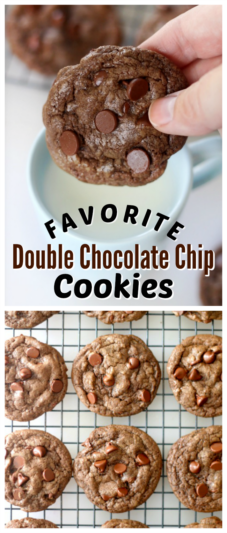 Favorite Double Chocolate Chip Cookies (Video) - Gluesticks Blog