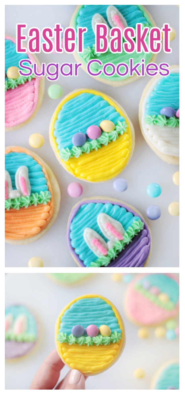 Easter Basket Sugar Cookies (Video) - Gluesticks Blog