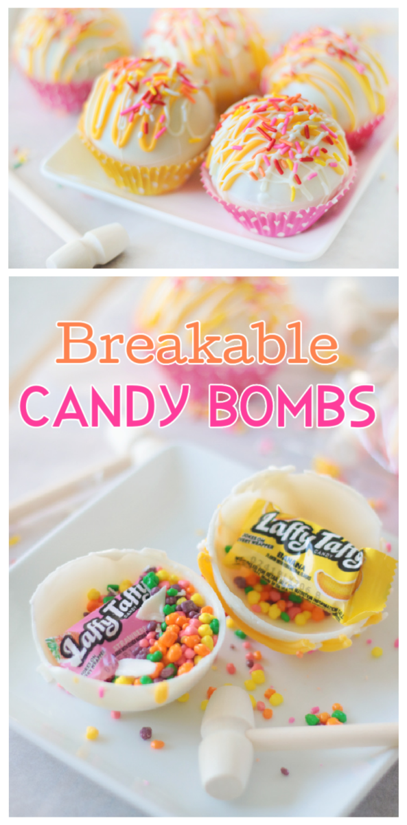 Laffy Taffy candy inside candy bombs