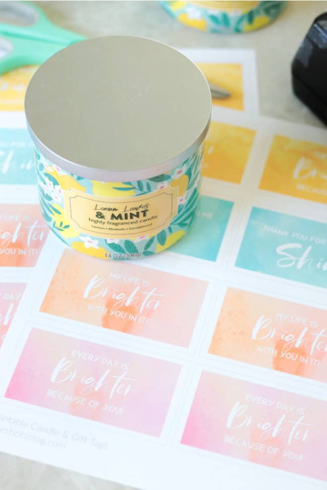 Printable Candle Labels for Any Occasion (Video) - Gluesticks Blog