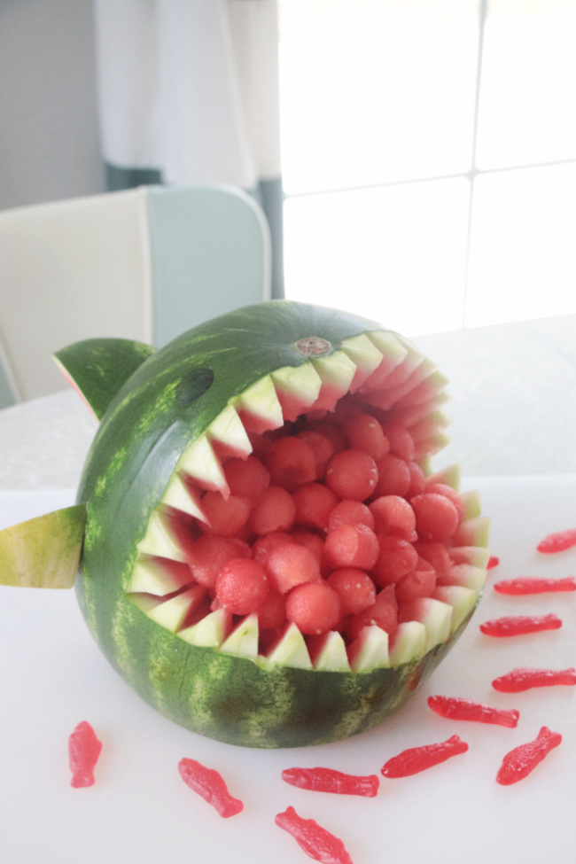 watermelon shark and gummy fish