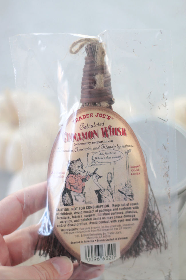 cinnamon broom from trader joes