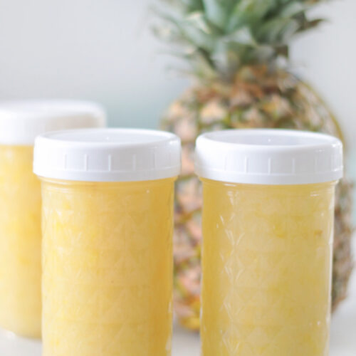 Fresh Pineapple Freezer Jam Recipe (Video) - Gluesticks Blog