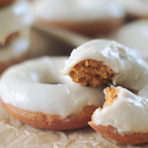 Easy Pumpkin Donuts With Maple Glaze (Video) Gluesticks Blog