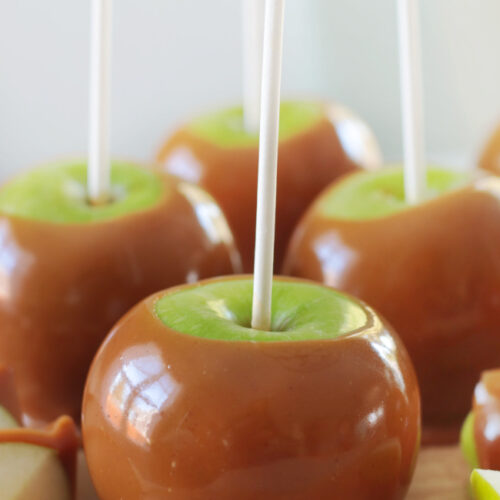 Caramel Apples With Homemade Caramel (Video) - Gluesticks Blog