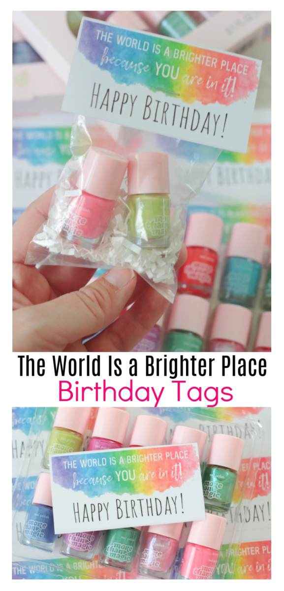 printable birthday tags for young women