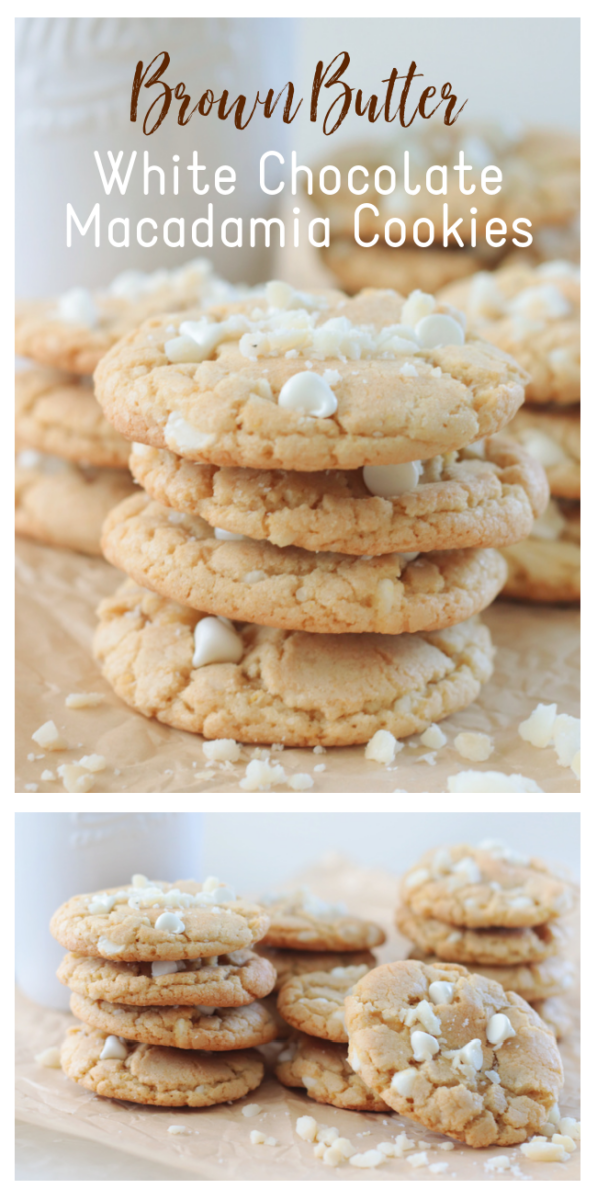 brown butter white chocolate macadamia nut cookies