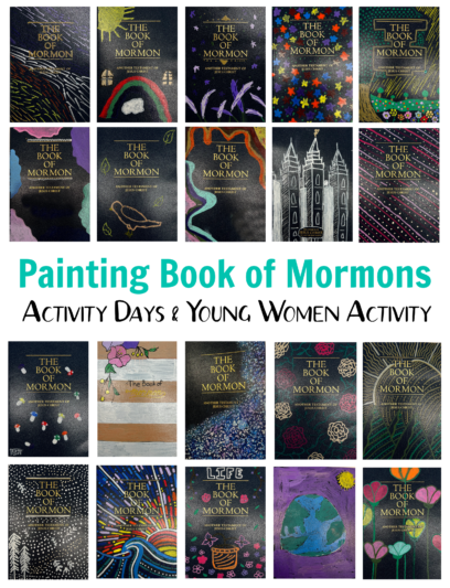 Painted Book of Mormon (YW Activity) - Gluesticks Blog