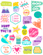 Smash Book Printables (Covers &amp; Decals) + Video - Gluesticks Blog