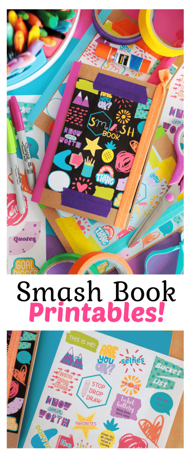 Smash Book Printables Covers Decals Video Gluesticks Blog