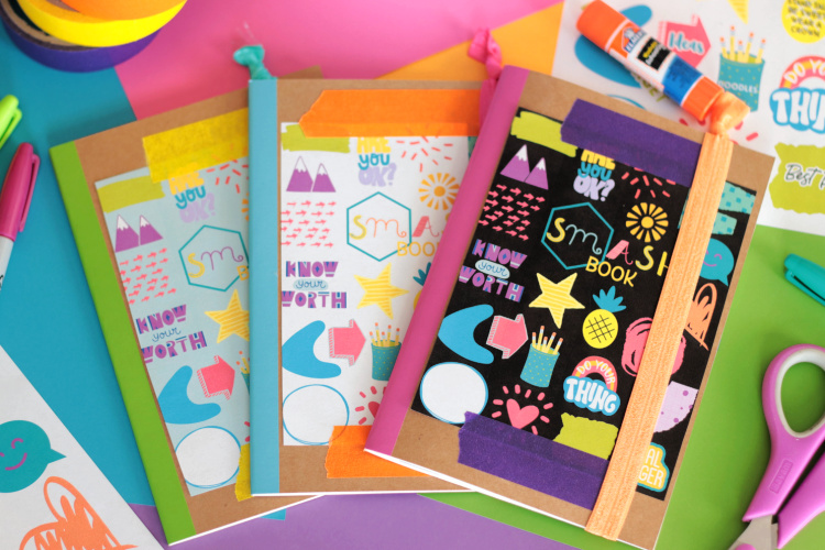 Smash Book Printables (Covers & Decals) + Video - Gluesticks Blog