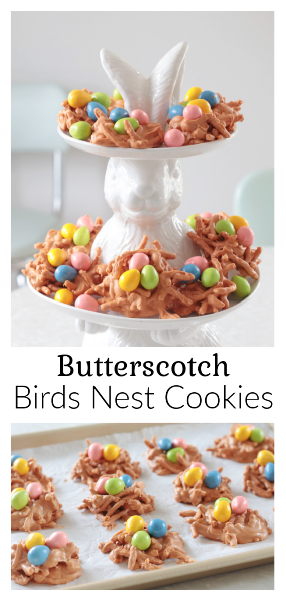 butterscotch birds nest cookies
