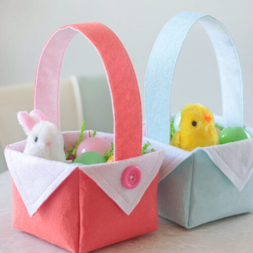 Homemade Easter Basket Sewing Tutorial (Video) - Gluesticks Blog