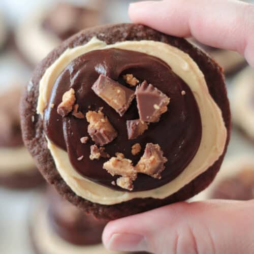 Reese's Chocolate Peanut Butter Cookies (Video) Gluesticks Blog