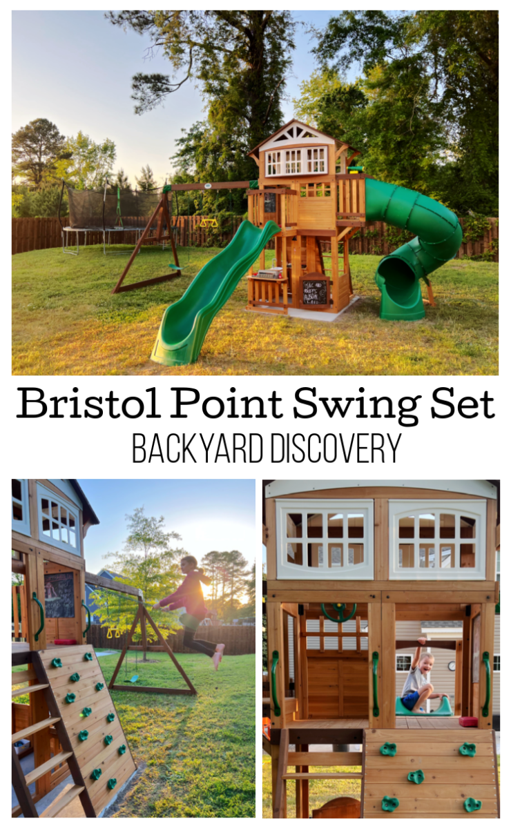 bristol point swing set from backyard discovery