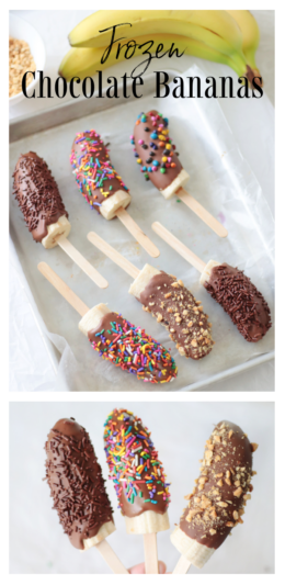 Chocolate Frozen Bananas (Video) - Gluesticks Blog