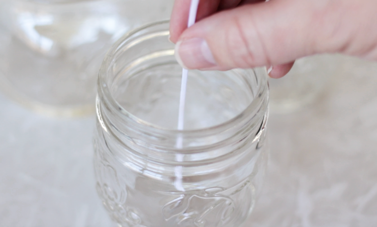 Chocolate Oil Bees Wax Glass Masson Jar Candle