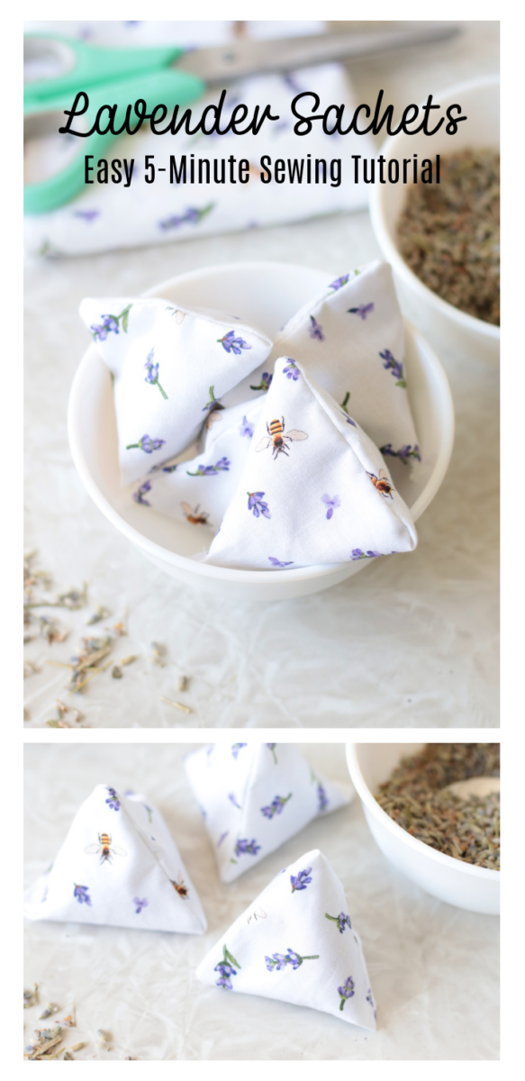 How To Make EASY Lavender Sachets (Video) - Gluesticks Blog