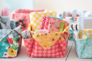 Fabric Storage Baskets Sewing Tutorial (Video) - Gluesticks Blog