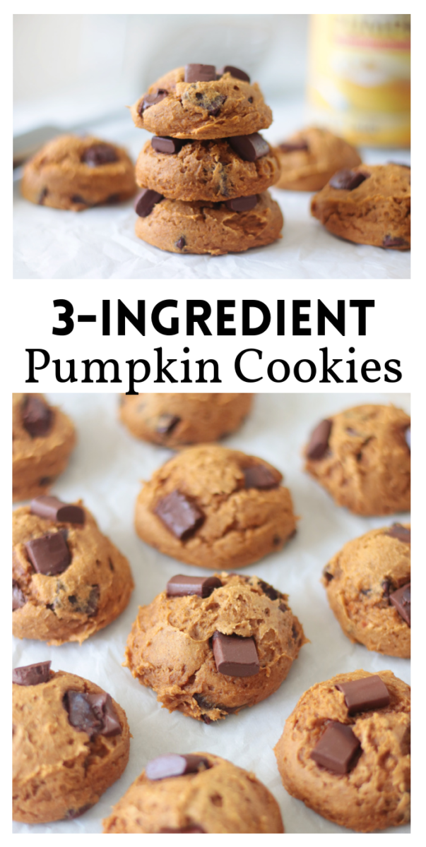 3 ingredient pumpkin cookies