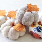 Pile of sock pumpkins.