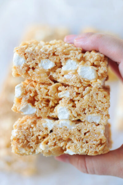 Fluffernutter Rice Krispies Treats (Video) - Gluesticks Blog