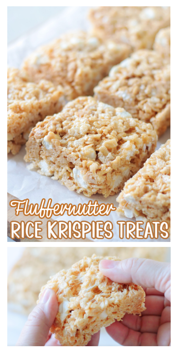 fluffernutter rice krispies treats