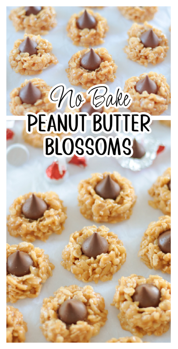 no bake peanut butter blossoms