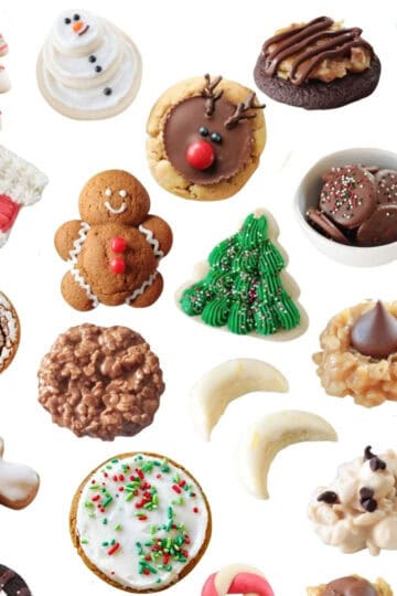 Collection of Christmas cookies