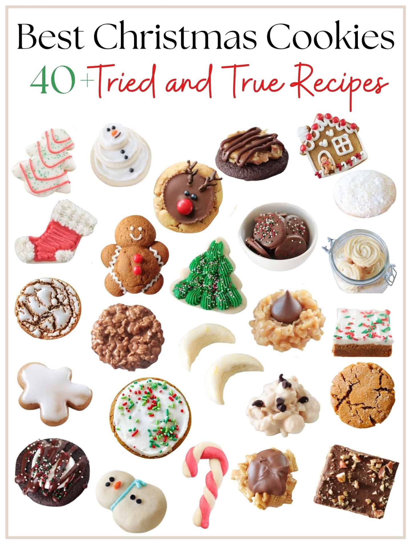 Collection of Christmas cookie recipes.