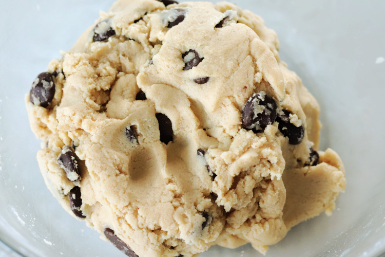 chocolate chip cookie dough