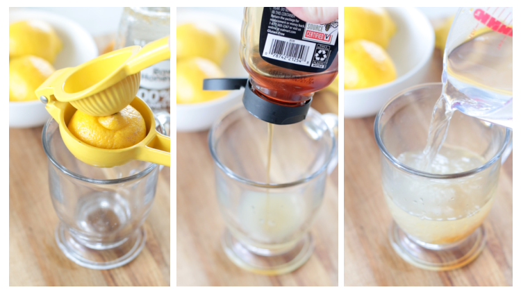 collage how to make hot lemonade