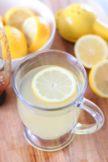 Grandma's Hot Honey Lemonade (+ Video) - Gluesticks Blog