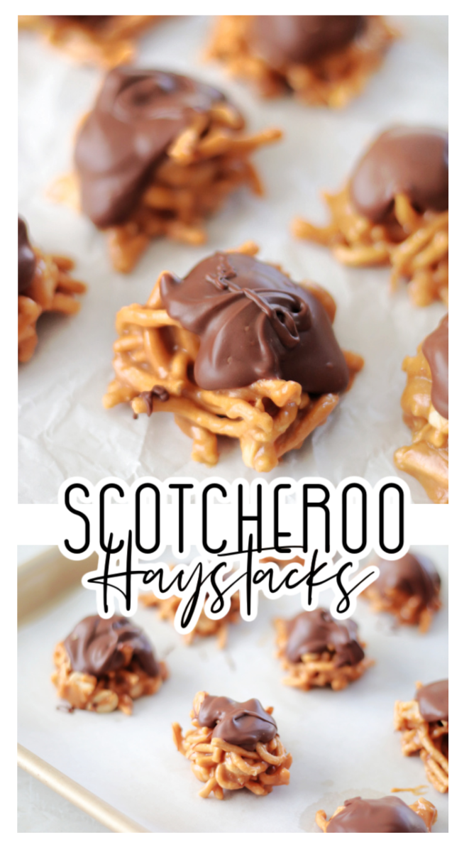 scotcheroo haystack cookies