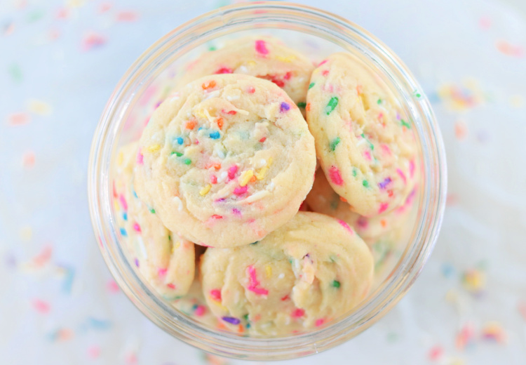 cookie jar full of sprinkles cookies