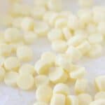 yellow lemon butter mints on parchment paper
