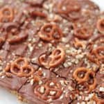 pretzel scotcheroos cut into squares