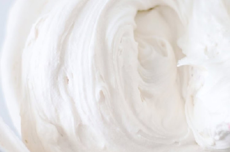 Vanilla frosting.