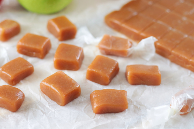 Apple Cider Caramels (+ Video) - Gluesticks Blog